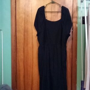 Terra And Sky Flutter Slv Midi Dress